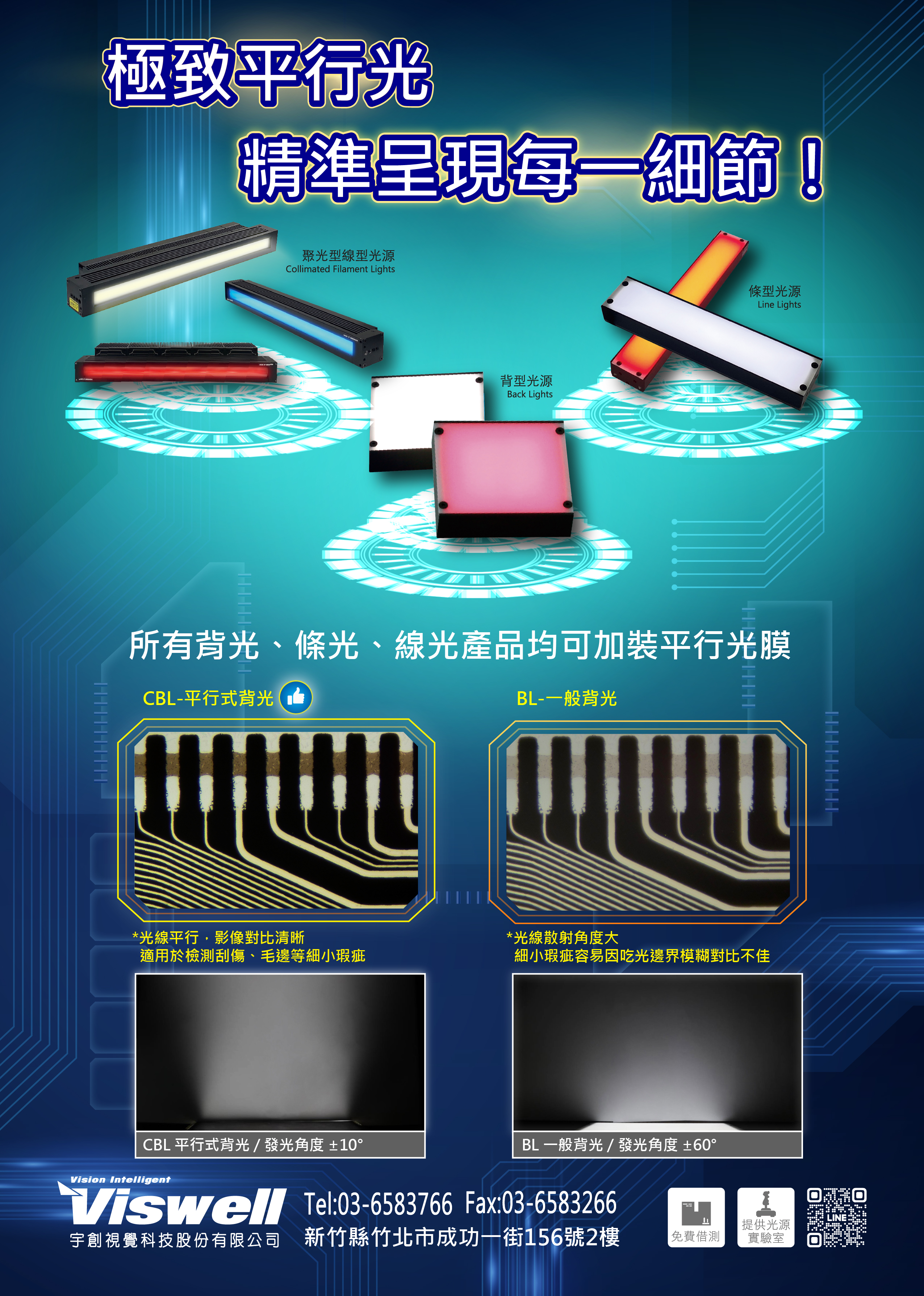 平行背光